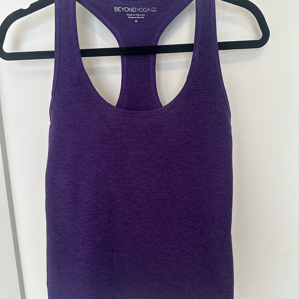 Beyond Yoga Deep Purple Tank Top